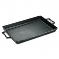 Asadera de hierro rectangular mediana