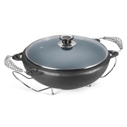 Olla de hierro Strogonoff con tapa de vidrio 3,5lt