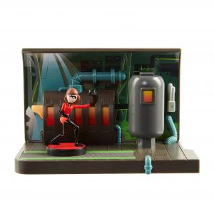 Los increbles Playset con mini figuras Elastigirl Asalto al Laboratorio
