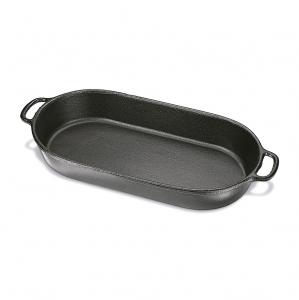 Asadera de hierro borde alto 30cm