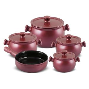 Batera de cocina de Cermica 5 piezas  Rosa Oro Ceraflame Premiere+