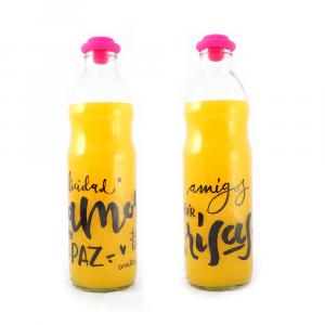 Botella Deco +Tapn de Silicona