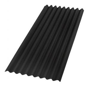 Chapa ondulada de policarbonato color negro de 3 x 1,10mt 