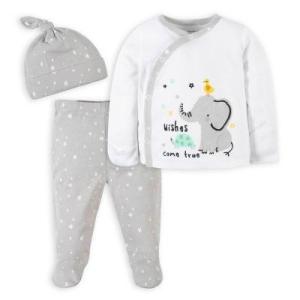 Set de 3 piezas Baby Animals 0-3m