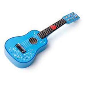 Guitarra azul estrellas