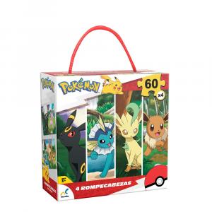 Puzzle 4 EN 1 Eevee Pokemon JCA-4640F